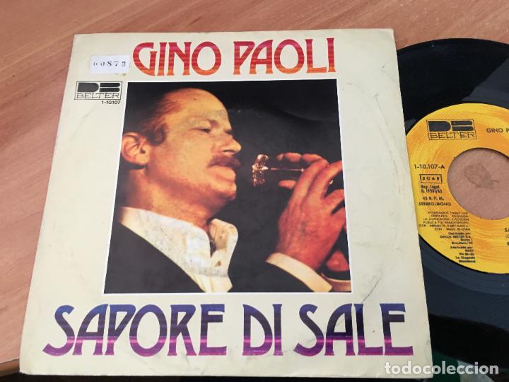 Gino Paoli Sapore Di Sale Gino Paoli Sapore Di Sale Versione Completa Gin Salute Italia 