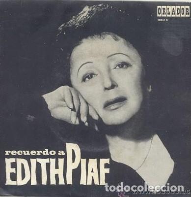 Discos de vinilo: Recuerdo a EDITH PIAF  (EP de 1966) - Foto 1