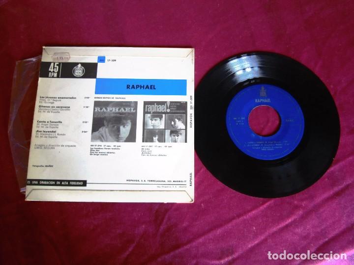 Discos de vinilo: RAPHAEL LOS JOVENES ENAMORADOS SINGLE - Foto 3