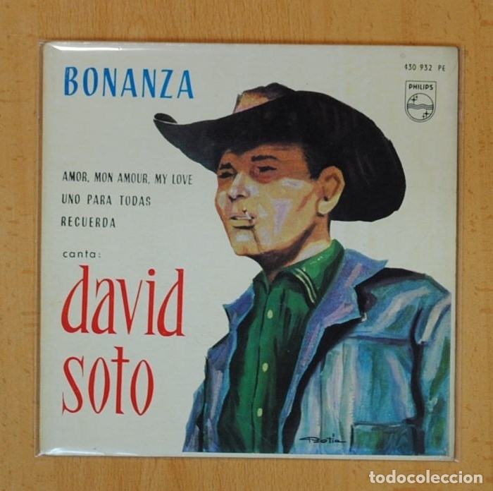Discos de vinilo: DAVID SOTO - BONANZA + 3 - EP - Foto 1