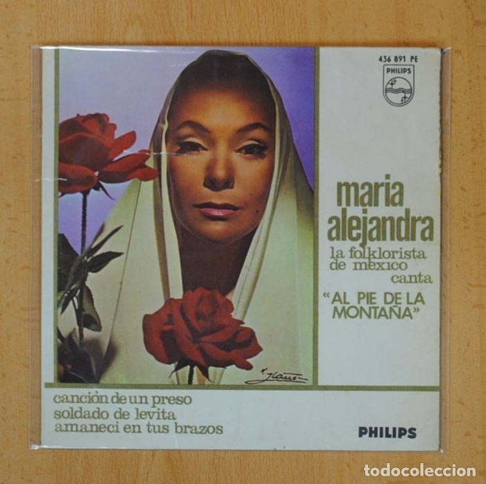 Discos de vinilo: MARIA ALEJANDRA - AL PIE DE LA MONTA&Ntilde;A + 3 - EP - Foto 1