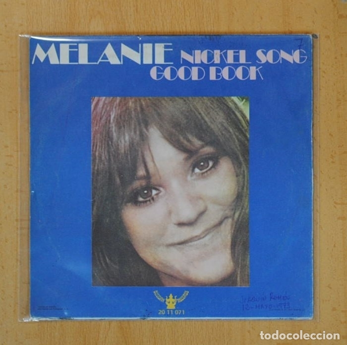 Discos de vinilo: MELANIE - NICKEL SONG / GOOD BOOK - SINGLE - Foto 1