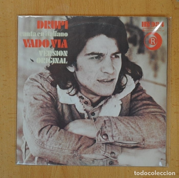 Discos de vinilo: DRUPI - VADO VIA / TE SUE&Ntilde;O A TI - SINGLE - Foto 1