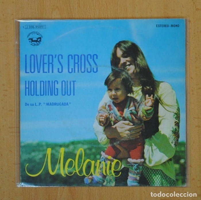Discos de vinilo: MELANIE - LOVER&acute;S CROSS / HOLDING OUT - SINGLE - Foto 1