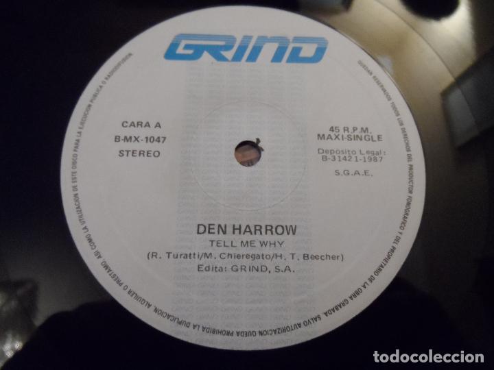 Discos de vinilo: DEN HARROW - TELL ME WHY - Foto 3