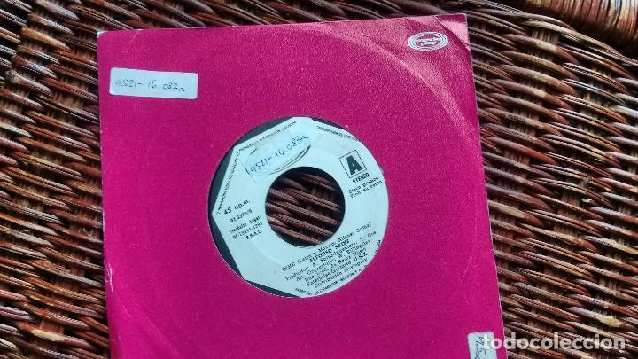 Vinyl-Schallplatten: SINGLE (VINILO) -PROMOCION-DE ALFONSO SAINZ A&Ntilde;OS 80