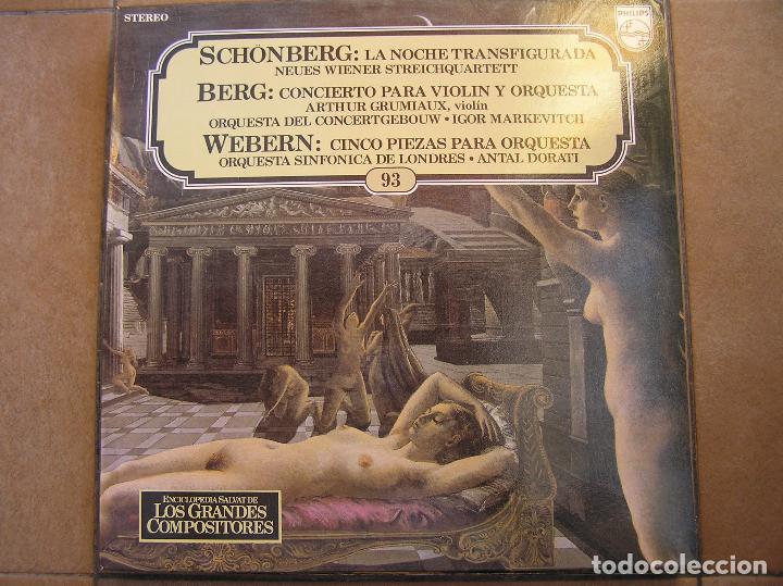 Discos de vinilo: STRONBERG: LA NOCHE TRANSFIGURADA - BERG . CONCIERTO VIOLIN Y ORQUESTA - PHILIPS 1982-LP-P