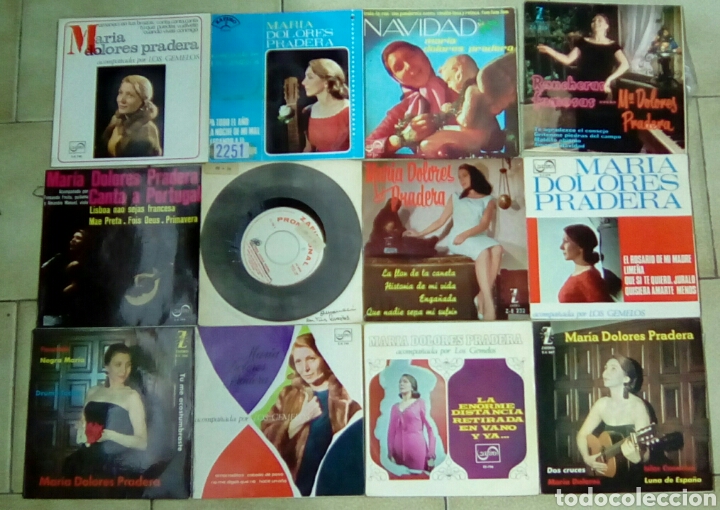 Discos de vinilo: MARIA DOLORES PRADERA LOTE DE 12 EPS - Foto 1