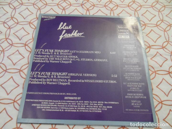 Discos de vinilo: BLUE FEATHER - LETS FUNK TONIGHT - Foto 2
