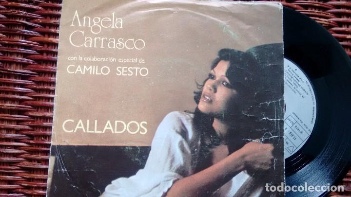 Discos de vinilo: SINGLE (VINILO) DE ANGELA CARRASCO A&Ntilde;OS - Foto 1