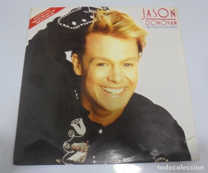 Discos de vinilo: LP. JASON DONOVAN. BETWEEN THE LINES. 1990. CBS - Foto 1