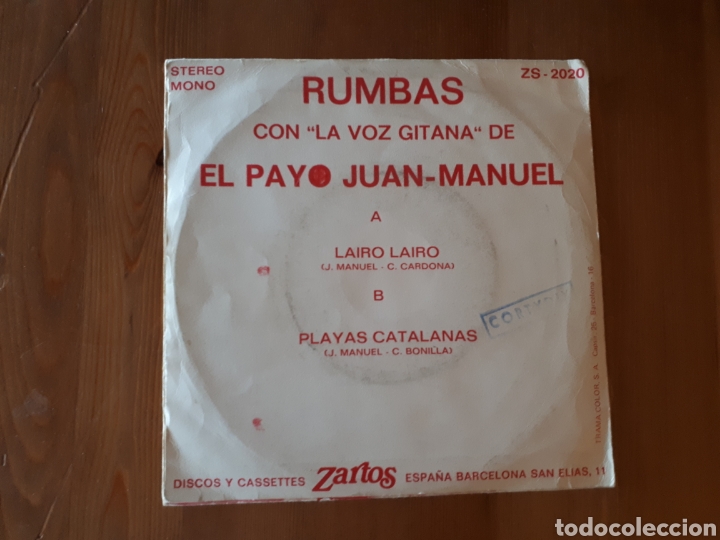 Discos de vinilo: Rumbas el Payo Juan Manuel - Foto 2