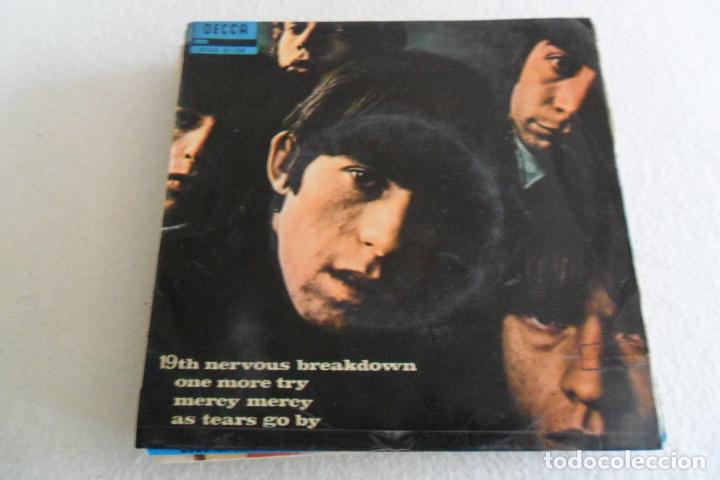 Discos de vinilo: ROLLING STONES - 19TH NERVOUS BREAKDOWN + 3 EP 1966 - Foto 1