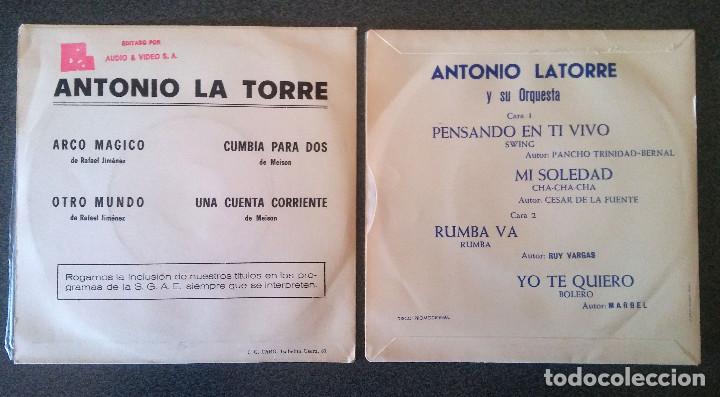 Discos de vinilo: Singles Eps Antonio Latorre - Foto 2