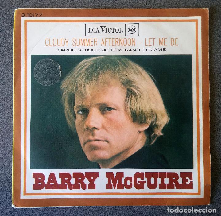 Discos de vinilo: Single Ep Barry Mc Guire Cloudy Summer Afternoon - Foto 1