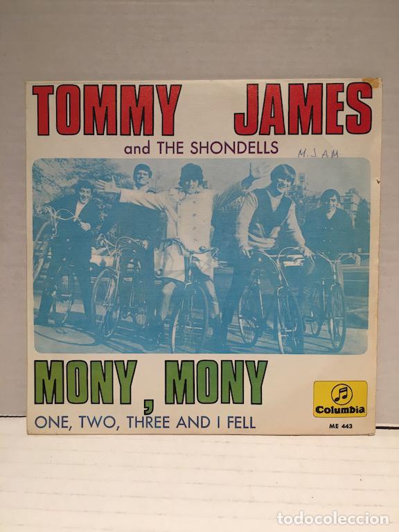 Discos de vinilo: SINGLE DE TOMMY JAMES A&Ntilde;OS 60 - Foto 1