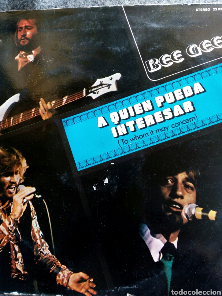 Discos de vinilo: BEE GEES LP TO WHOM IT MAIN CONCERN - Foto 1
