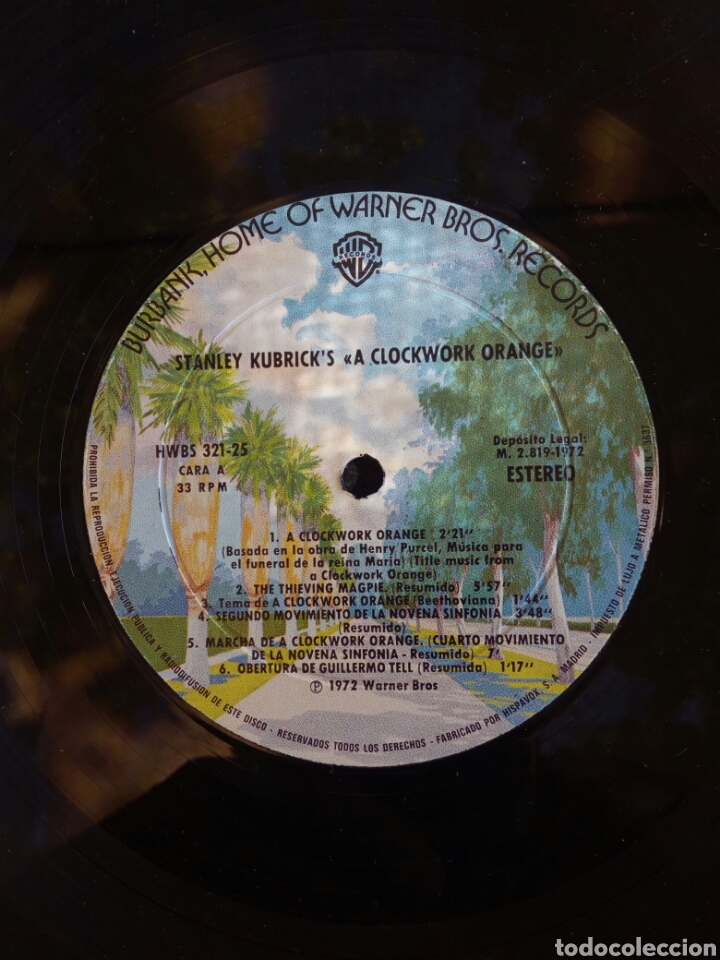 Discos de vinilo: LP STANLEY KUBRICKS A CLOCKWORK ORANGE - Foto 1