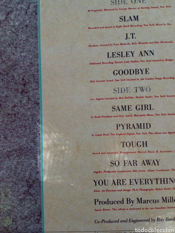 Discos de vinilo: DAVID SANBORN LP CLOSEUP - Foto 2