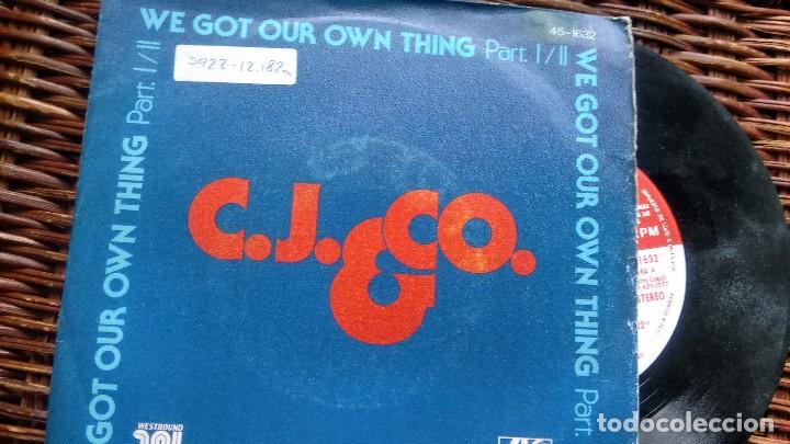 Discos de vinilo: SINGLE (VINILO) DE C.J. & CO. A&Ntilde;OS  70 - Foto 1