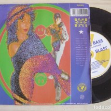 Discos de vinilo: BOMB THE BASS - DON'T MAKE ME WAIT + MEGABLAST - SINGLE UK 1988 - RHYTHM KING RECORDS. Lote 123721547