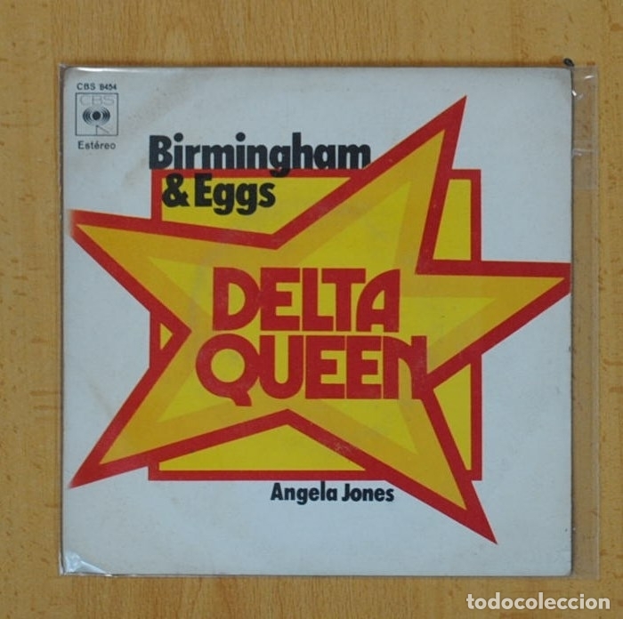 Discos de vinilo: DELTA QUEEN - BIRMINGHAM & EGGS - ANGELA JONES - SINGLE - Foto 1