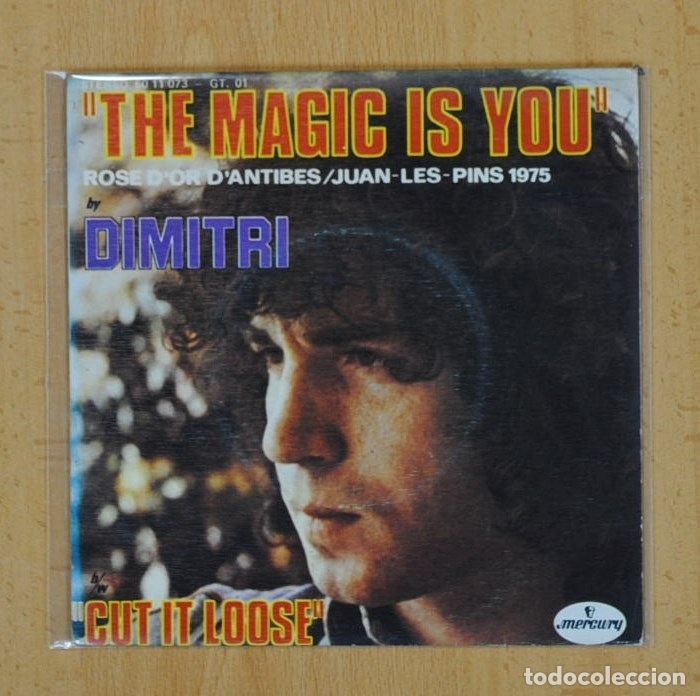Discos de vinilo: DIMITRI - THE MAGIC IS YOU / CUT IT LOOSE - SINGLE - Foto 1