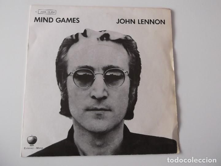 Discos de vinilo: JOHN LENNON - Mind games / Meat city - Foto 1