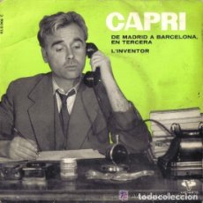 Discos de vinilo: DE MADRID A BARCELONA EN TERCERA / L'INVENTOR - SINGLE VERGARA 1962