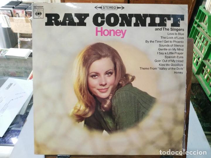 Discos de vinilo: Ray Conniff - Honey - LP. del sello CBS de 1968 - Foto 1