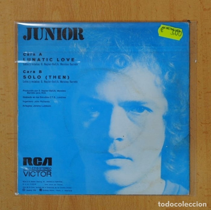 Discos de vinilo: JUNIOR - LUNATIC LOVE / SOLO (THEN) - SINGLE - Foto 2