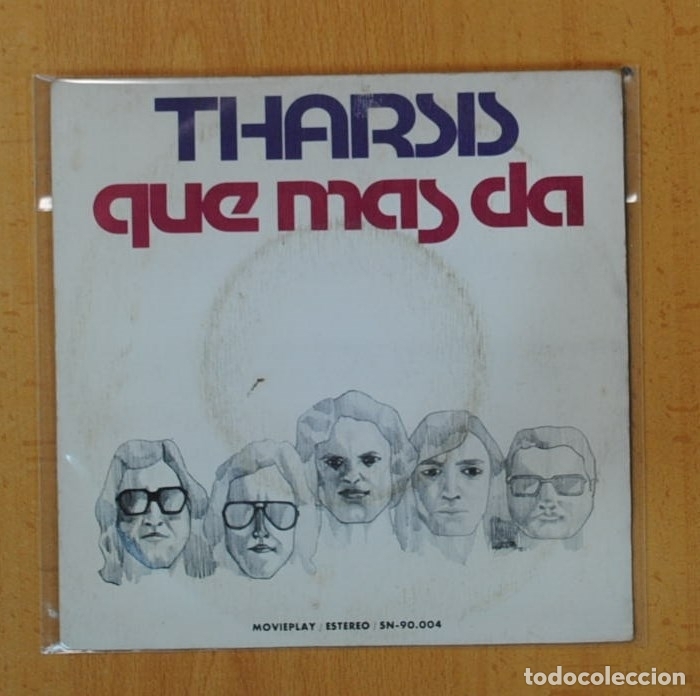 Discos de vinilo: THARSIS - QUE MAS DA / PERRO CALLEJERO - SINGLE - Foto 1