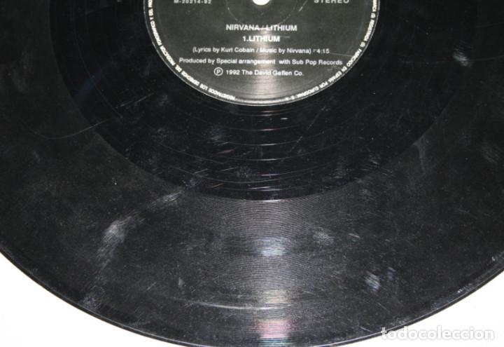 Discos de vinilo: DISCO LP VINILO, NIRVANA LITHIUM, THE DAVID GEFFEN Co 1992 - Foto 2