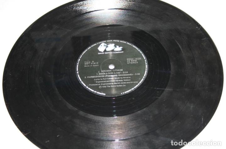 Discos de vinilo: DISCO LP VINILO, NIRVANA LITHIUM, THE DAVID GEFFEN Co 1992 - Foto 6