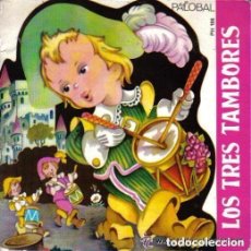 Discos de vinilo: DISCO CUENTO - LOS TRES TAMBORES - SINGLE PALOBAL 1966. Lote 150095597