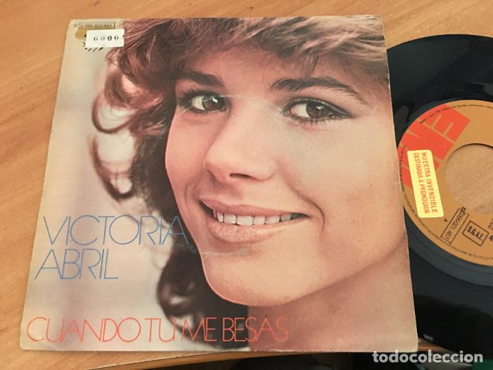 Vinyl-Schallplatten: VICTORIA ABRIL (CUANDO TU ME BESAS) SINGLE ESPA&Ntilde;A 1978 PROMO (EPI12)