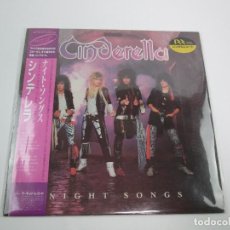 Discos de vinilo: LP VINILO JAPONÉS DE CINDERELLA - NIGHT SONGS - LEER COND.VENTA POR FAVOR