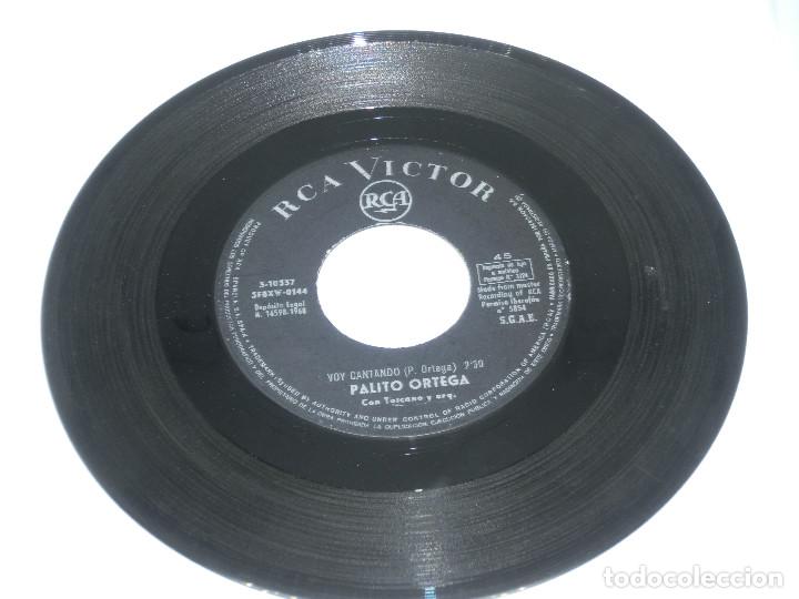 Discos de vinilo: SINGLE - PALITO ORTEGA - CORAZ&Oacute;N CONTENTO - VOY CANTANDO - 1968 - Foto 3
