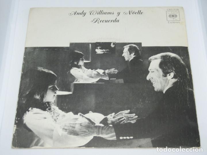 Discos de vinilo: SINGLE - ANDY WILLIAMS Y N&Ouml;ELLE - RECUERDA - REMEMBER - 1974 - Foto 1