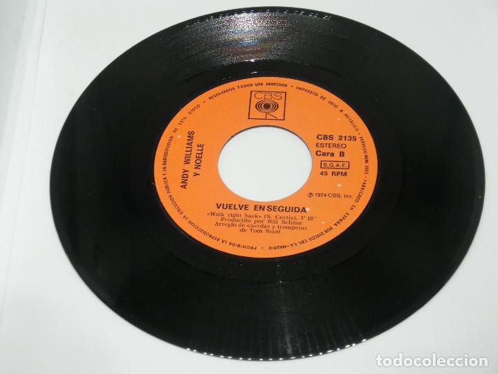 Discos de vinilo: SINGLE - ANDY WILLIAMS Y N&Ouml;ELLE - RECUERDA - REMEMBER - 1974 - Foto 4