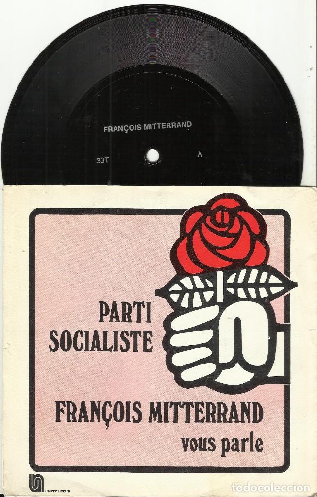 Discos de vinilo: fran&Ccedil;ois mitterrand single flexidisc vous parle - Foto 1