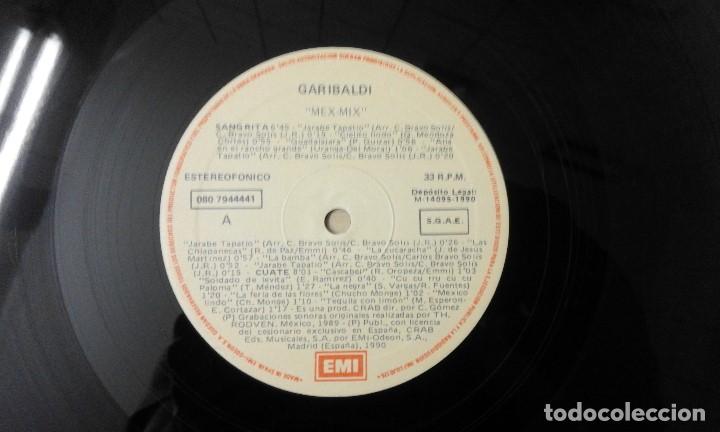 Discos de vinilo: 1 LP ** GARIBALDI -  MEX-MIX** -1990 EMI - - Foto 3