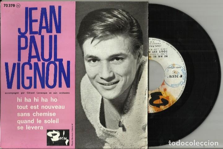 Discos de vinilo: Jean-Paul Vignon ep Hi Ha Hi Ha Ho + 3 francia 1961