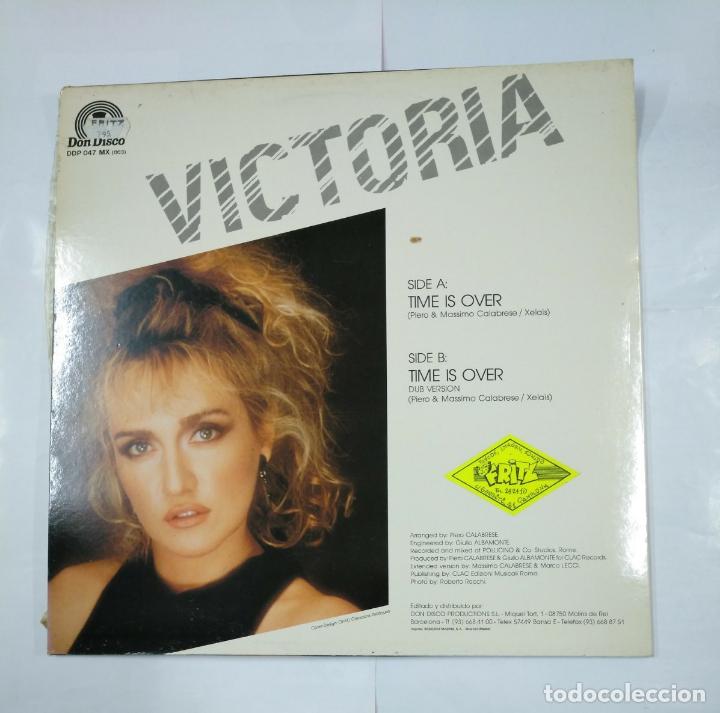 Discos de vinilo: VICTORIA. TIME IS OVER - MAXI-SINGLE. TDKDA26 - Foto 2