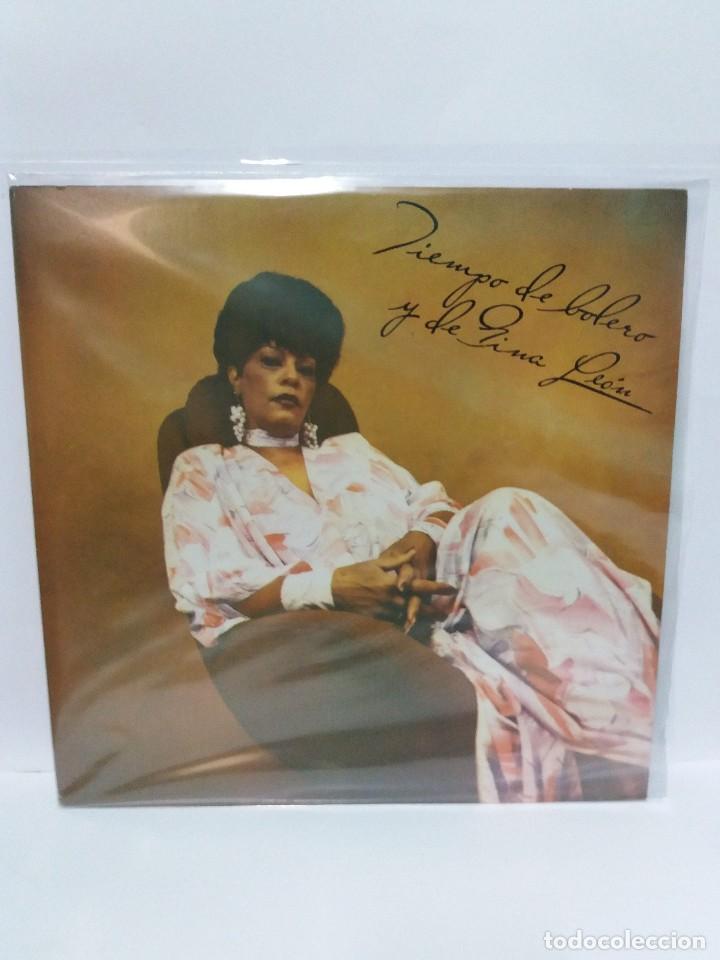 Vinyl records: LP ** GIMA LEON ** TIEMPO DE BOLERO Y DE GIMA LEON ** COVER/ NEAR MINT ** LP/ NEAR MINT / MINT *1988