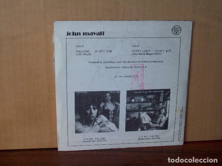 Discos de vinilo: JOHN  MAYALL  -   FALLING   +   GYPSY  LADY  -   SINGLE  1980 - Foto 2