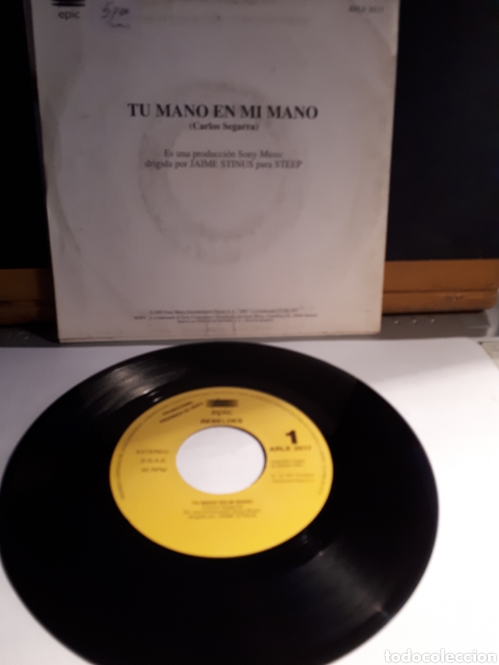 Discos de vinilo: Los Rebeldes tu mano en mi mano - Foto 2