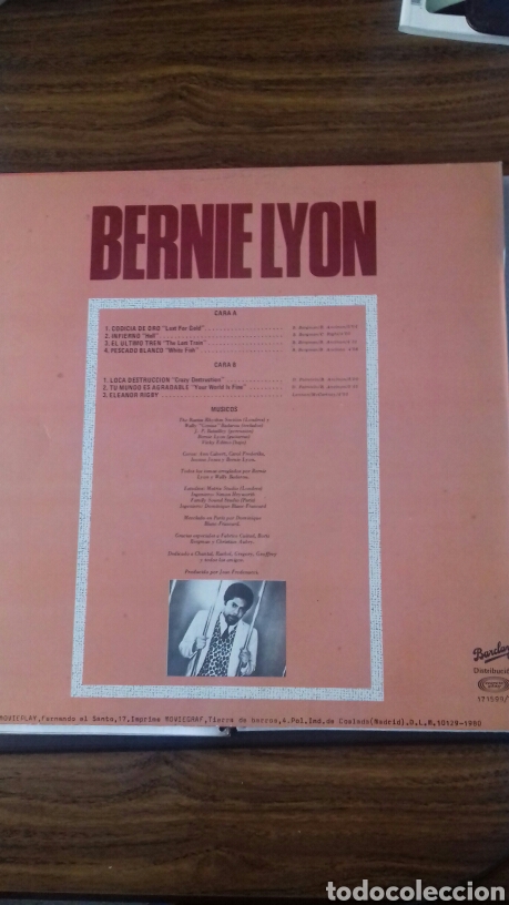 Discos de vinilo: Bernie Lyon. REGGAE. 1.980 - Foto 2