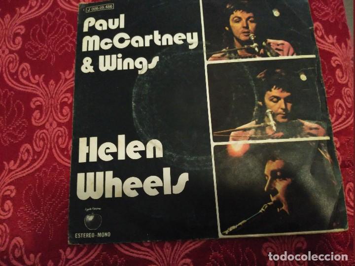 Discos de vinilo: single paul mccartney &wings    helen wheels - Foto 1