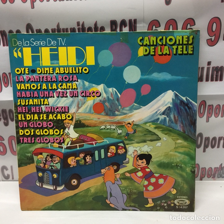 Discos de vinilo: Heidi - canciones de la tele - Foto 1